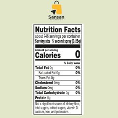 Dầu xịt ăn kiêng PAM Canola 340g - Không Calo, Không Cholesterol, Thay Thế Dầu Thực Phẩm, Tiện Lợi Cho Món Xào Chiên Nướng