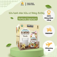 Sữa Hạnh Nhân Không Đường Kirkland Signature Organic 946ml - Thức Uống Hữu Cơ Thơm Ngon Từ Mỹ, Không Chứa Lactose Và Đậu Nành