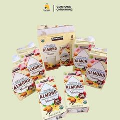Sữa Hạnh Nhân Không Đường Kirkland Signature Organic 946ml - Thức Uống Hữu Cơ Thơm Ngon Từ Mỹ, Không Chứa Lactose Và Đậu Nành