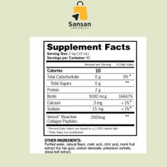 Collagen Dạng Nước Zena Nutrition 900ml + Biotin - Hỗ Trợ Làm Đẹp Da, Tóc Khỏe Mạnh Không Đường, Non-GMO