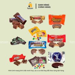 Kẹo Socola Kirkland Mỹ Mix Nhiều Vị 150 Viên 2.55kg - Hàng Chính Hãng, Nguyên Chất, Quà Tặng Tuyệt Vời