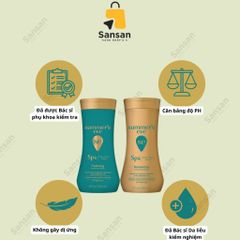 Dung Dịch Vệ Sinh Phụ Nữ Cao Cấp Summer's Eve Spa 354ml - Gel Làm Sạch An Toàn, Tươi Mát và Dịu Nhẹ Cho Da Nhạy Cảm