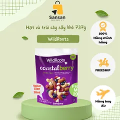 Hạt và trái cây sấy khô WildRoots Coastal Berry Trail Mix 737gr của Mỹ
