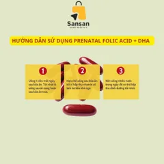 Vitamin bầu tổng hợp Nature Made Prenatal Folic Acid + DHA Mỹ 100v