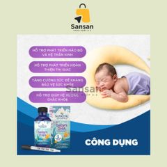 Siro Baby DHA Nordic Naturals 60ml - Hỗ trợ phát triển não bộ cho trẻ sơ sinh 0-12 tháng, Omega-3 tinh khiết từ cá tuyết Bắc Cực
