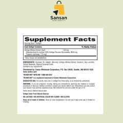 Viên Uống Bổ Não Ginkgo Biloba 120mg Trunature Mỹ - 340 Viên Tăng Cường Trí Nhớ, Giảm Căng Thẳng, Hỗ Trợ Sức Khỏe Não Bộ