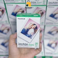 Giấy in ảnh Instax Mini Fujifilm Viền Trắng - Tương thích với Máy Chụp Lấy Liền Instax Mini và Lomography