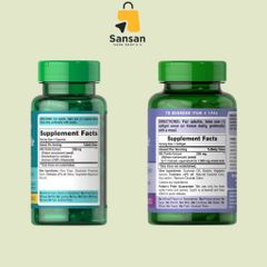 Viên Uống Thải Độc Gan Milk Thistle Extract Puritan's Pride 250mg - Bổ Gan, Chống Oxy Hóa, 100 Viên