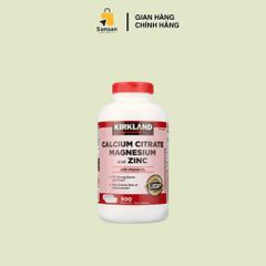 Viên uống bổ sung Canxi 600mg + Vitamin D3 Kirkland Signature 500 viên - Hỗ trợ xương chắc khỏe, ngừa loãng xương, nhập khẩu Mỹ