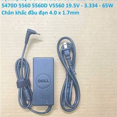 Sạc Laptop Dell Vostro 5460 5470 5480 5560 Chân khấc 4.0mm x 1.7mm 19.5V - 4.62A, Bảo hành 12 tháng, Phụ kiện chính hãng chất lượng