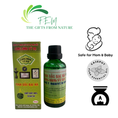 Tinh Dầu Bạc Hà Nguyên Chất Cung Đình Vỹ Dạ - Thơm Mát, Xông Hương Phòng, Thư Giãn Spa, Giảm Cảm Cúm, Tăng Cường Tinh Thần