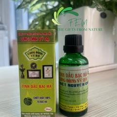Tinh Dầu Bạc Hà Nguyên Chất Cung Đình Vỹ Dạ - Thơm Mát, Xông Hương Phòng, Thư Giãn Spa, Giảm Cảm Cúm, Tăng Cường Tinh Thần