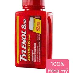 100% hàng mỹ- Date 2028 Tylenol 8HR Arthritis Pain 650mg (225 viên) – Hỗ trợ giảm đau nhức xương khớp kéo dài