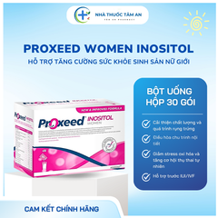Proxeed Men - Viên uống tăng cường sinh lực và sức khỏe sinh sản nam giới, hỗ trợ thụ thai tự nhiên, hộp 30 gói bột hòa tan.