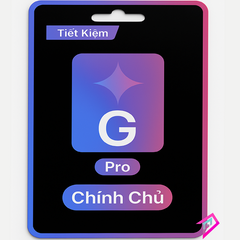 Tài Khoản Gemini Pro Chính Chủ - AI Google Hỗ Trợ Tiếng Việt, Tặng Google One 5TB, Dịch Vụ Ổn Định, Giá Ưu Đãi