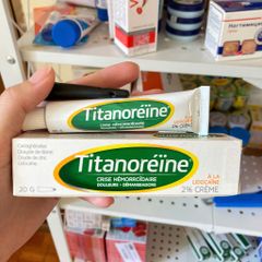 Kem bôi tri ~ Titanoreine của Pháp tuýp 20gr Có Ống Bôi