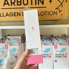 Sữa Dưỡng Thể Trắng Da Alpha Arbutin Collagen Lotion 3+ 750ml - Dưỡng ẩm và Làm sáng da từ Thái Lan, Bảo vệ da hiệu quả