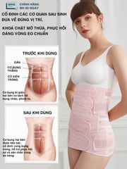 Đai Nịt Bụng Định Hình Eo Sau Sinh OFFICE CHILL - Chất Liệu Polyester Thoáng Khí, Điều Chỉnh Dễ Dàng, Hỗ Trợ Phục Hồi Sau Sinh