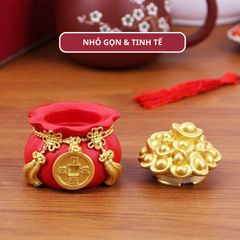 Hũ Đựng Muối Gạo Chiêu Tài Lộc - Vật Phẩm Phong Thủy Năm Mới Mang Lại May Mắn Cho Gia Đình