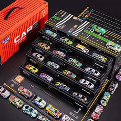 Hộp Mô Hình 48 Xe Thể Thao Hợp Kim Chạy Trớn - Đồ Chơi Container Giúp Trẻ Phát Triển Kỹ Năng Vận Động và Sáng Tạo