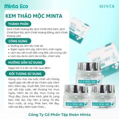 Kem Bôi Da Thảo Mộc Minta Eco 6g - Giảm Viêm, Dị Ứng, Ngăn Ngừa Rôm Sảy, Phục Hồi Và Cung Cấp Độ Ẩm Cho Da Nhạy Cảm