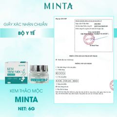 Kem Bôi Da Thảo Mộc Minta Eco 6g - Giảm Viêm, Dị Ứng, Ngăn Ngừa Rôm Sảy, Phục Hồi Và Cung Cấp Độ Ẩm Cho Da Nhạy Cảm