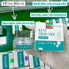 Kem Bôi Da Thảo Mộc Minta Eco 6g - Giảm Viêm, Dị Ứng, Ngăn Ngừa Rôm Sảy, Phục Hồi Và Cung Cấp Độ Ẩm Cho Da Nhạy Cảm