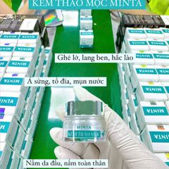 Kem Bôi Da Thảo Mộc Minta Eco 6g - Giảm Viêm, Dị Ứng, Ngăn Ngừa Rôm Sảy, Phục Hồi Và Cung Cấp Độ Ẩm Cho Da Nhạy Cảm