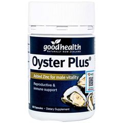Viên Uống Tăng Cường Đề Kháng Nam Oyster Plus Goodhealth (60 Viên) - Hỗ Trợ Sinh Lý và Miễn Dịch Từ Kẽm và Tinh Chất Hàu