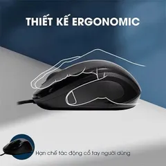 Chuột Dây Rút Zadez M215 - Chuột Máy Tính Ergonomic, Độ Chính Xác 1000 DPI, Cảm Biến PixArt, Chứng Nhận RoHS, Phù Hợp Với Văn Phòng