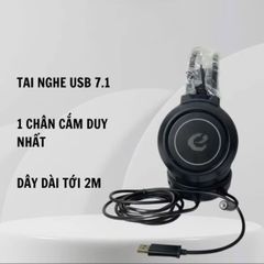 Tai Nghe Gaming BAK T1 Có Micro Đàm Thoại USB Âm Thanh 7.1 LED RGB - Tai Nghe Chơi Game PUBG Chất Âm Bass Tuyệt Hảo