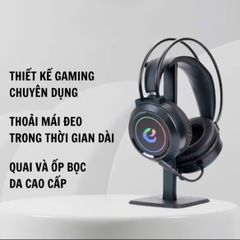 Tai Nghe Gaming BAK T1 Có Micro Đàm Thoại USB Âm Thanh 7.1 LED RGB - Tai Nghe Chơi Game PUBG Chất Âm Bass Tuyệt Hảo