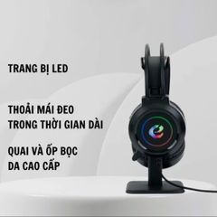 Tai Nghe Gaming BAK T1 Có Micro Đàm Thoại USB Âm Thanh 7.1 LED RGB - Tai Nghe Chơi Game PUBG Chất Âm Bass Tuyệt Hảo