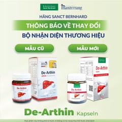 Viên uống Bổ Gan De-Arthin 30 viên - Giải độc gan, hạ men gan hiệu quả từ Sanct Bernhard, hỗ trợ sức khỏe gan tự nhiên