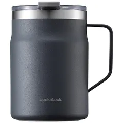 Cốc Giữ Nhiệt LocknLock Metro Table Mug 475ml - Thép Không Gỉ, Duy Trì Nhiệt Lâu Dài, Nắp Xoay Tiện Lợi, Chất Lượng Cao