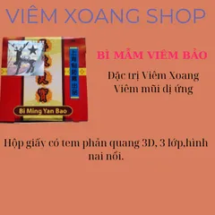 BI MẪM VIÊM BẢO VIÊM XOANG VIÊM MŨI DỊ ỨNG