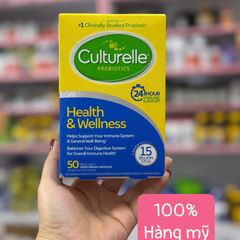 Viên Uống Culturelle Vi Sinh Hỗ Trợ Tiêu Hóa & Miễn Dịch 50 Viên - Bổ Sung Lợi Khuẩn, Giảm Đầy Hơi, Tăng Cường Sức Đề Kháng 100% Hàng Mỹ men tiêu hóa