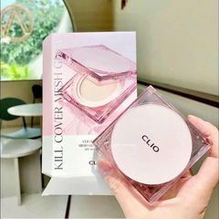 Phấn Nước Cushion Clio Kill Cover Mesh Glow SPF50+ PA++++ - Che Phủ Hoàn Hảo, Dưỡng Ẩm Da Tươi Sáng, Tặng Kèm Lõi 15g