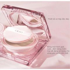 Phấn Nước Cushion Clio Kill Cover Mesh Glow SPF50+ PA++++ - Che Phủ Hoàn Hảo, Dưỡng Ẩm Da Tươi Sáng, Tặng Kèm Lõi 15g