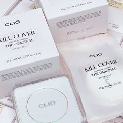 Phấn Nước CLIO Kill Cover Founwear Cushion The Original SPF50+ PA, Kem Nền Dễ Dàng Dùng Cho Da Dầu - Gọn Nhẹ, Hoàn Hảo, Đẹp Tự Nhiên