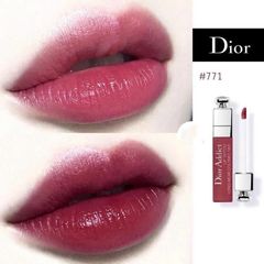 Son Dior Addict Lip Tattoo 771 - Son Môi Dưỡng Ẩm Màu Đỏ Berry Bền Màu, Đặc Biệt Cho Phái Đẹp