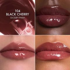 Son Dưỡng Dior Addict Lip Glow Butter 104 Black Cherry - Son Dưỡng Môi Đỏ Cherry Sang Trọng, Giữ Ẩm Mềm Mại, Phong Cách Thời Trang