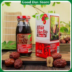 Mật táo đỏ Tâm An bổ máu,thải độc gan,an thần ngủ ngon Chai 250ml