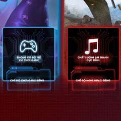 Tai Nghe Bluetooth Gaming J90 TWS V5.3 - Chống Ồn, Độ Trễ Thấp, Âm Thanh Hifi, Tặng Găng Tay Chơi Game PUBG