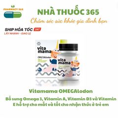 VitaMama Omega-3 Complex Bổ Sung Dinh Dưỡng Thiết Yếu Cho Trẻ – Viên Nang Cá Dành Cho Phát Triển Mắt Và Não Bộ Trẻ Em