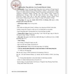 Thực phẩm bảo vệ sức khỏe Essential Minerals Calcium - Bổ sung Canxi & Vitamin D3 - 60 viên - Tăng cường sức khỏe xương và răng