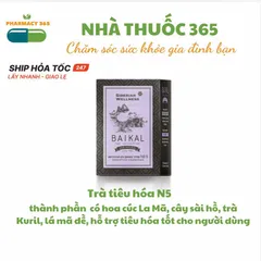 Trà thảo mộc Baikal Tea Collection N5 Hỗ trợ Tiêu hóa - 30 Túi Trà Thảo Dược Từ Siberia - Hương Vị Tự Nhiên, An Toàn