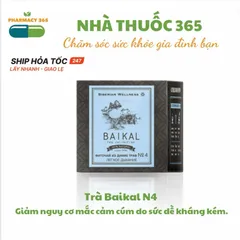 Trà Thảo Mộc Baikal N4 - Hỗ Trợ Tăng Cường Đề Kháng, 30 Gói Sức Khỏe, Giảm Nguy Cơ Cảm Cúm, Thực Phẩm Bảo Vệ Sức Khỏe