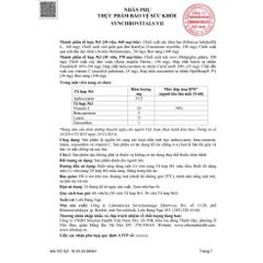 Viên uống hỗ trợ mắt SYNCHROVITALS VII - Tăng cường thị lực với Lutein, Beta-carotene, Zeaxanthin - 60 viên, Chất lượng Liên Bang Nga