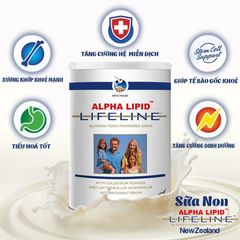Sữa Non Alpha Lipid Lifeline 450g Nhập Khẩu Chính Hãng New Zealand - Tăng Cường Miễn Dịch và Sức Khỏe Cho Trẻ Em và Người Lớn